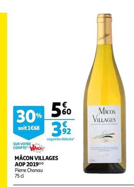 mâcon villages aop 2019 pierre chanau