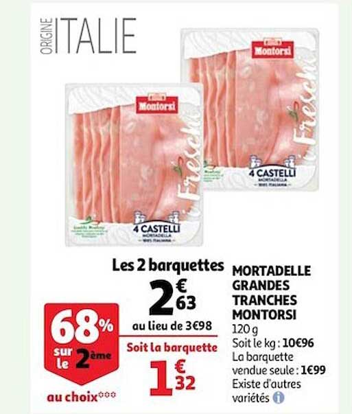 mortadelle grandes tranches montorsi