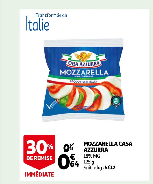 mozzarella casa azzurra