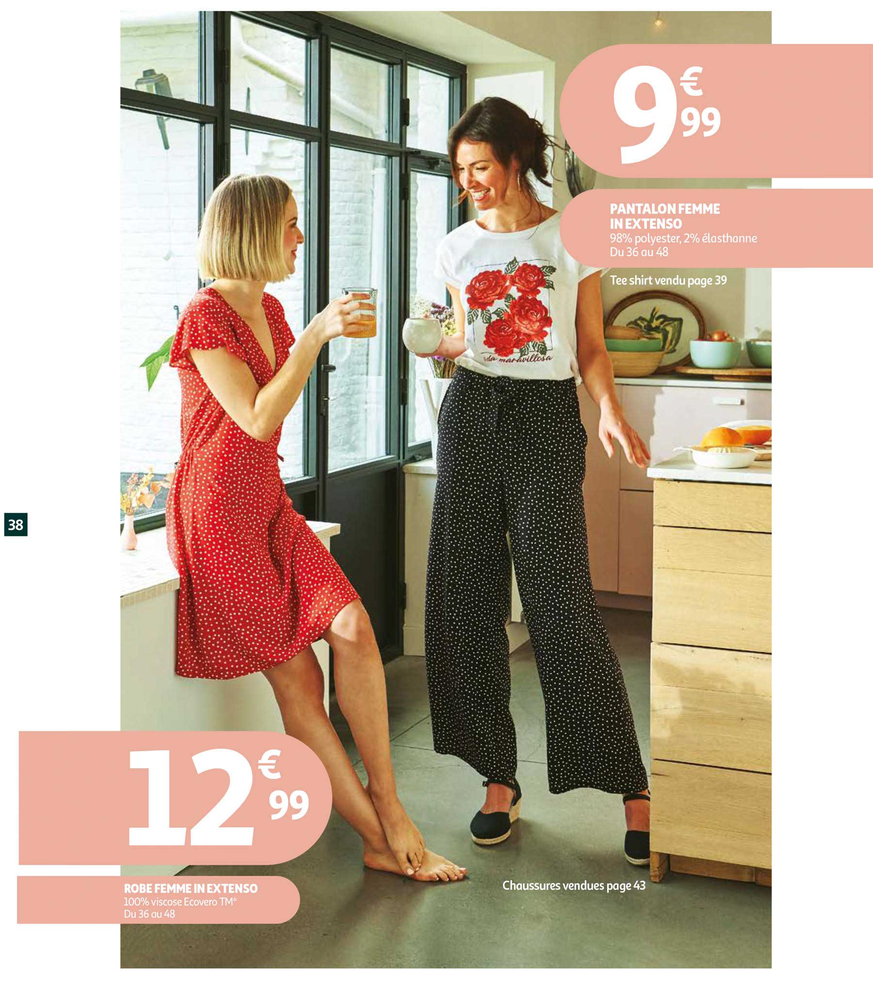 pantalon femme in extenso, robe femme in extenso