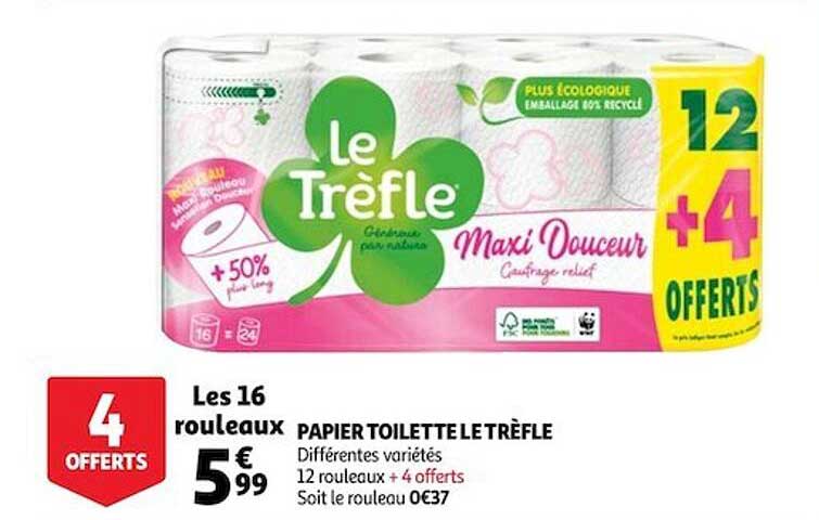 Papier Toilette Le Trèfle