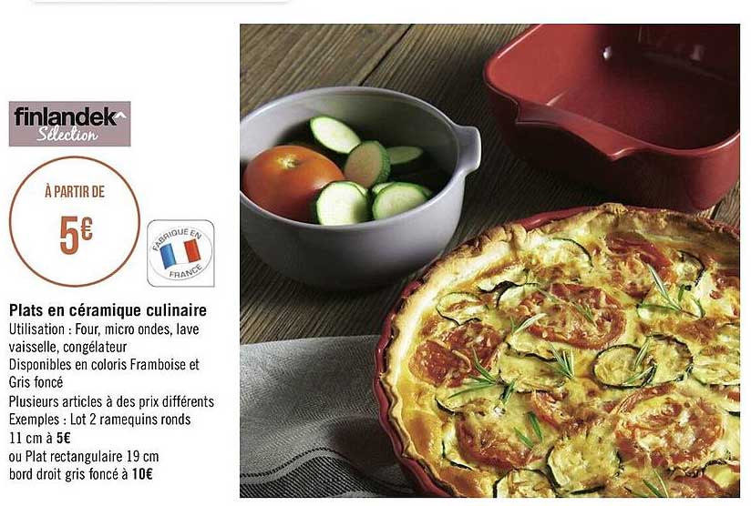 plats en céramique culinaire finlandek^