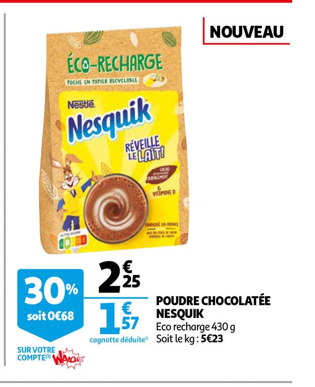 poudre chocolatée nesquik