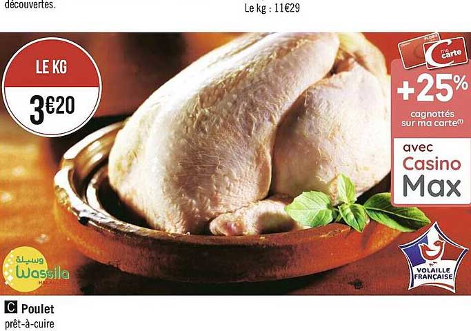 poulet prêt-à-cuire