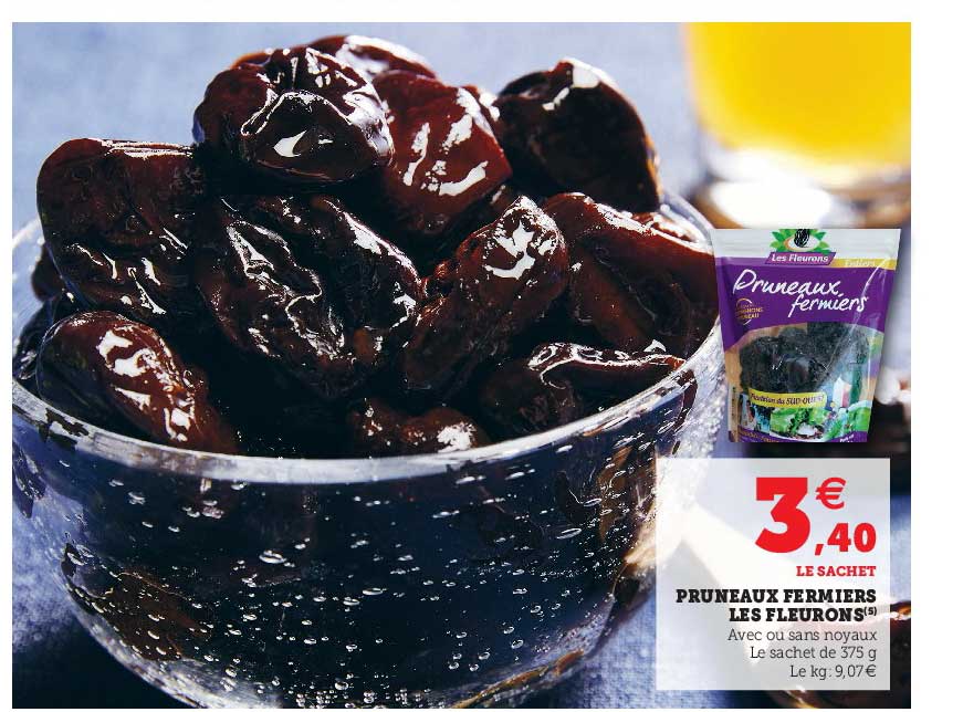 pruneaux fermiers les fleurons