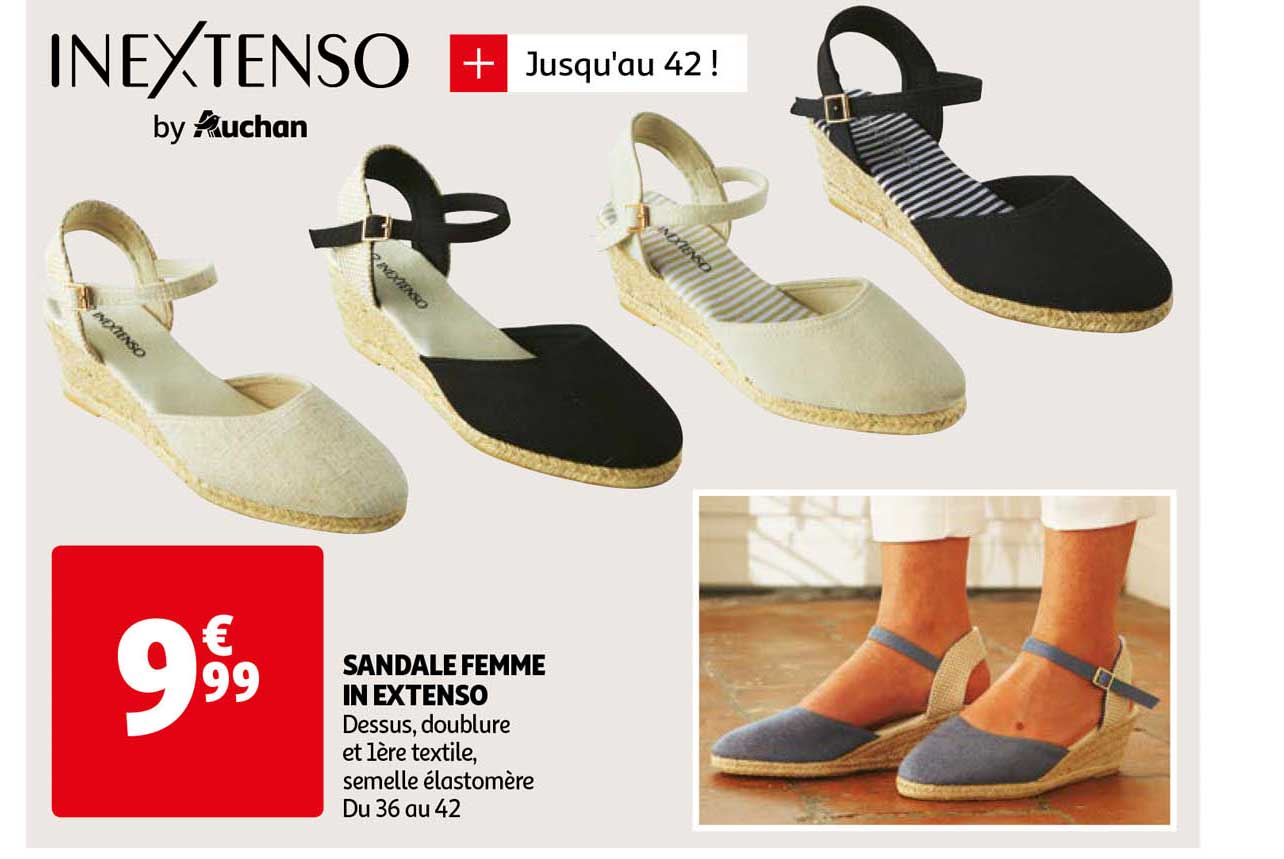 sandale femme in extenso