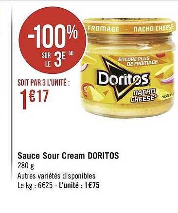 Sauce Sour Cream Doritos