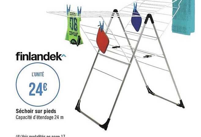 séchoir sup pieds finlandek^