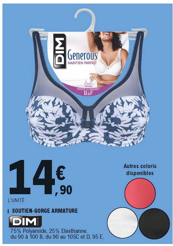 soutien-gorge armature dim