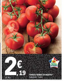 Tomate Ronde En Grappe