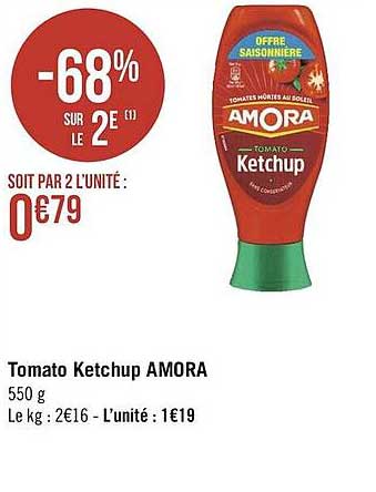 tomato ketchup amora