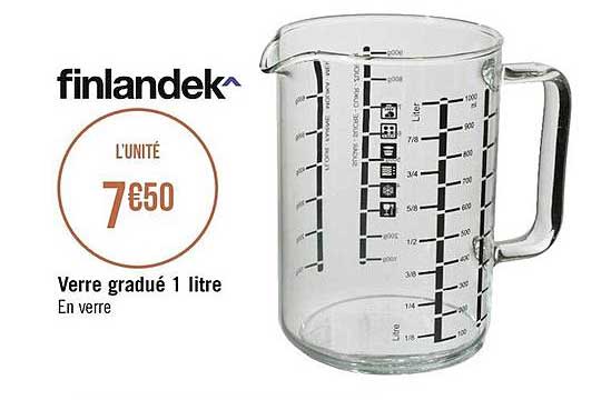 verre gradué 1 l finlandek