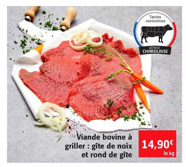 Viande Bovine à Griller : Gîte De Noix Et Rond De Gîte
