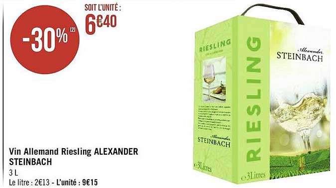vin allemand riesling alexander steinbach