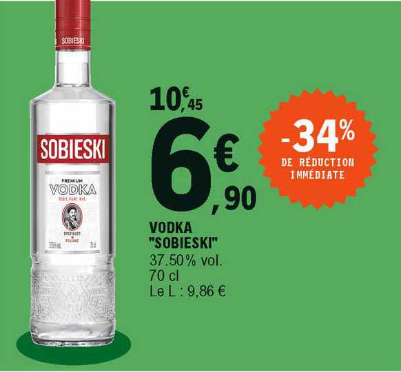 Vodka "sobieski"