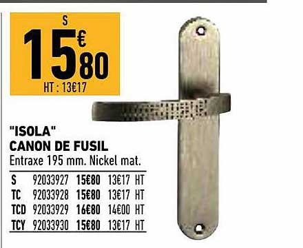 "isola" canon de fusil