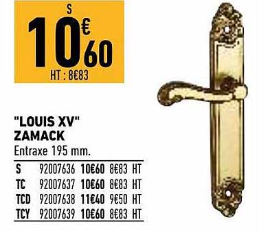 "louis Xv" Zamack