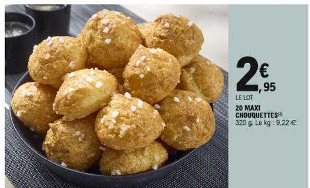 20 Maxi Chouquettes