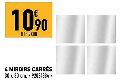 4 Miroirs Carrés