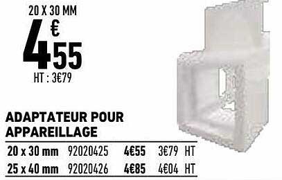 adaptateur pour appareillage