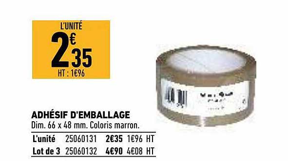 adhésif d'emballage