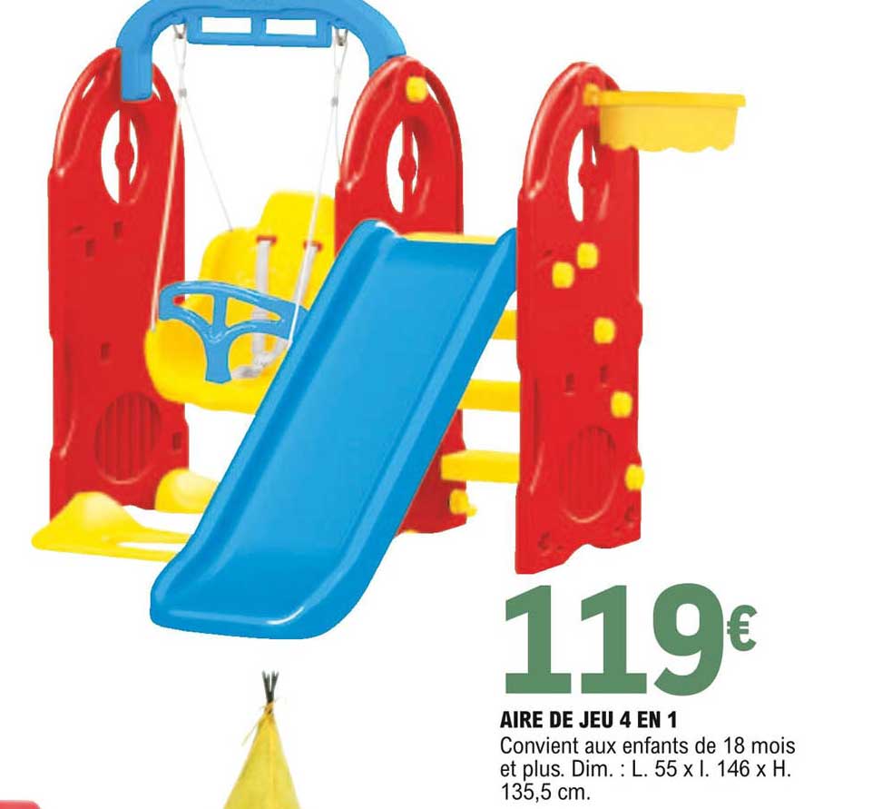 aire de jeu 4 en 1