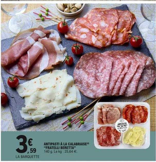 antipasti à la calabraise "fratelli beretta"