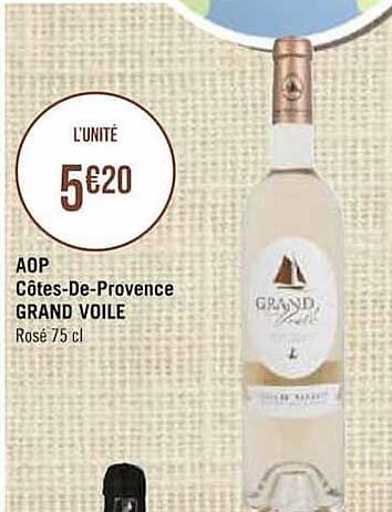 aop côtes-de-provence grand voile
