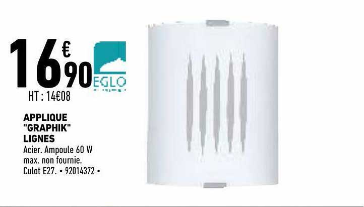 applique "graphik" lignes