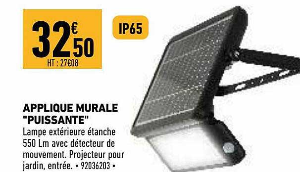 Applique Murale "puissante"