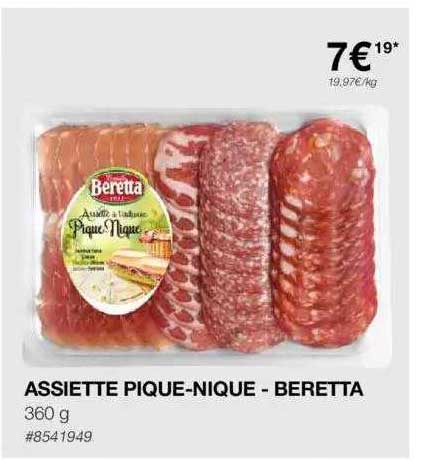 assiette pique-nique - beretta