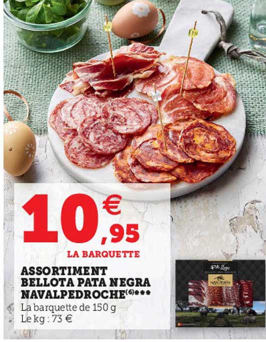 assortiment bellota pata negra navalpedroche