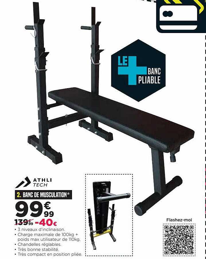 banc de musculation athli tech