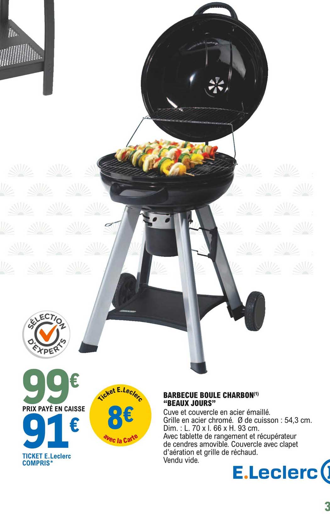 barbecue boule charbon "beaux jours"