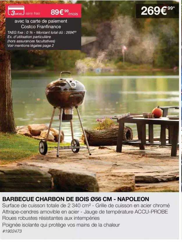 Barbecue Charbon De Bois ø56 Cm - Napoleon