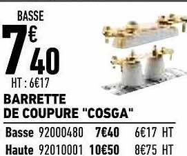 barrette de coupure "cosga"