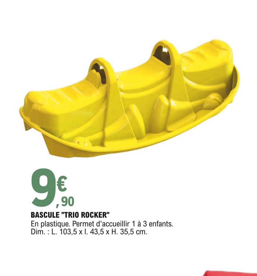 bascule "trio rocker"