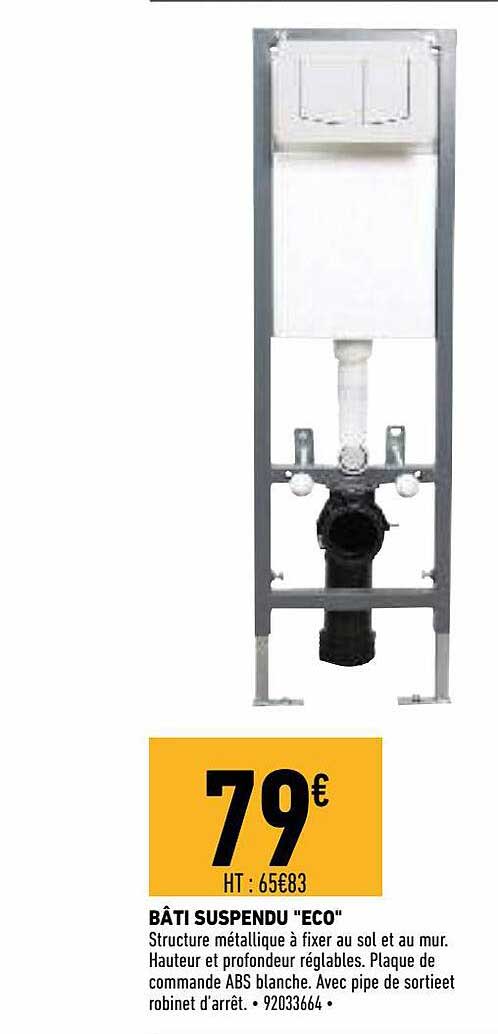 bâti suspendu "eco"