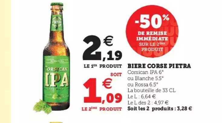 Bière Corse Pietra
