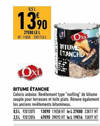 bitume étanche oxi