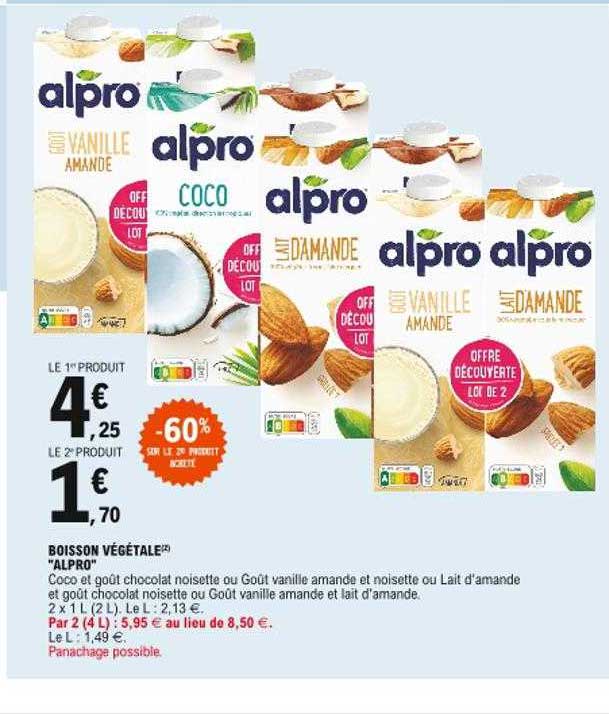 Boisson Végétale "alpro"