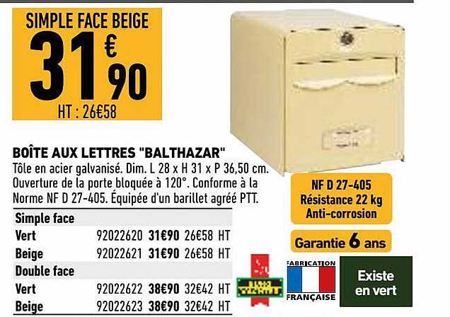 boîte aux lettres "balthazar"