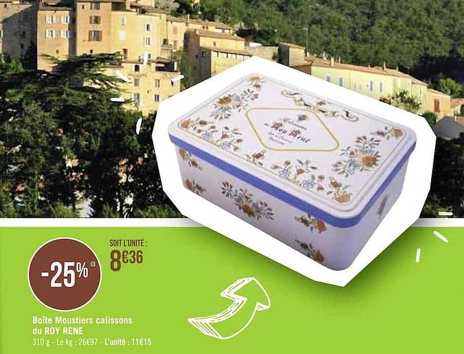boîte moustiers calissons du roy rené