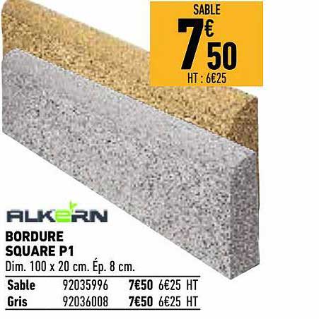 bordure square p1 alkern