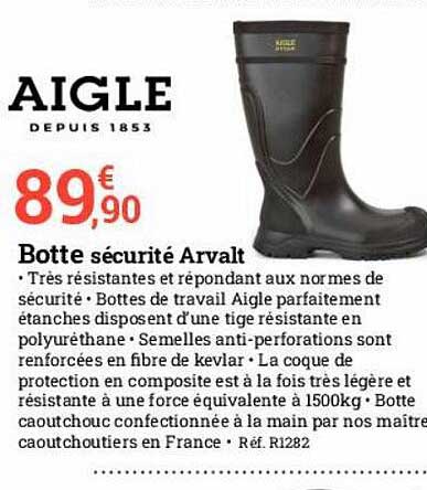 botte sécurité arvalt aigle