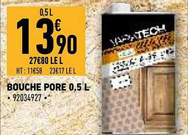 bouche pore 0,5 l variatech