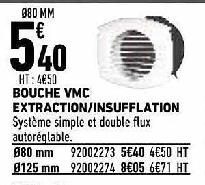 bouche vmc extraction- insufflation