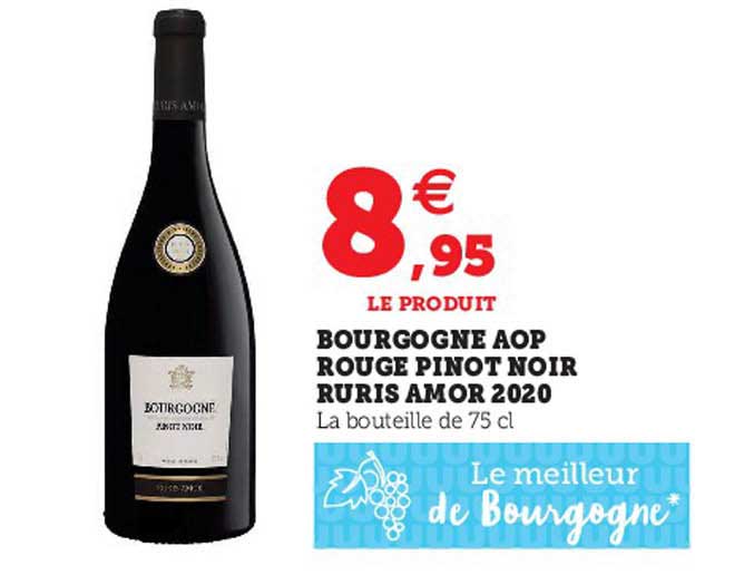 bourgogne aop rouge pinot noir ruris amor 2020