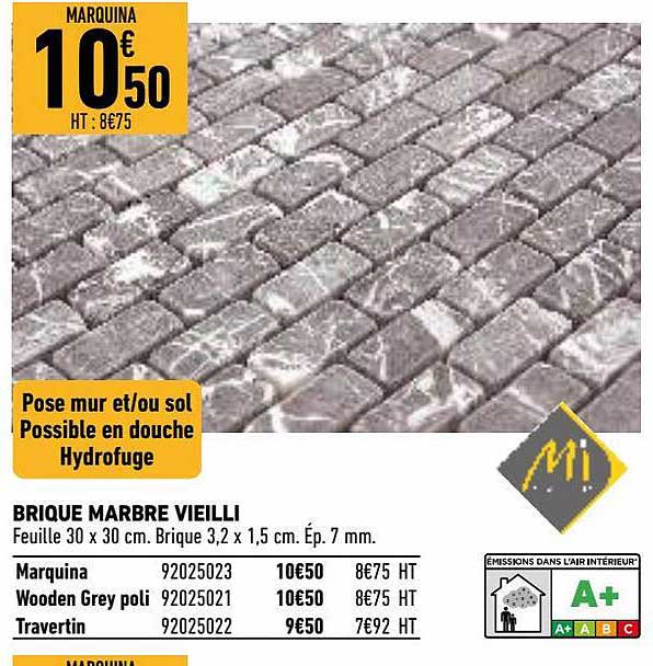 Brique Marbre Vieilli