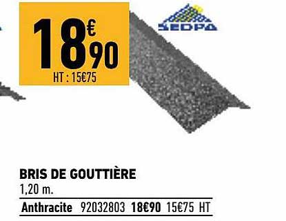 bris de gouttière sedpa